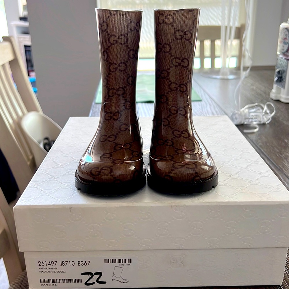 Gucci rain boots